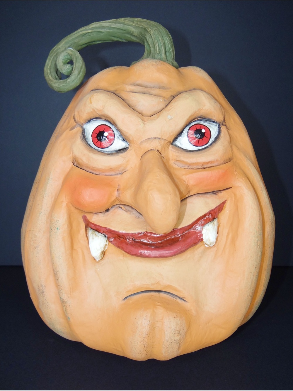 Katherine’s Collection Scary Dracula Pumpkin Head Halloween Prop Decoration 13"